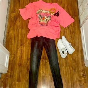 Black washed skinny jeans from old navy Size-12 girls